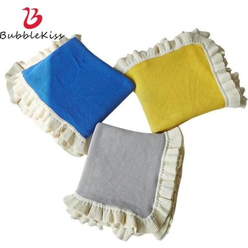 Bubble Kiss Best Selling 2020 Blanket Ruffle Design Blankets For Beds Knitted Sofa Blanket Cotton Office Nap Shawl Throw Blanket