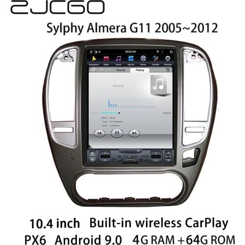 Car Multimedia Player Stereo GPS DVD Radio Navigation NAVI Android Screen for Nissan Sylphy Almera G11 2005~2012
