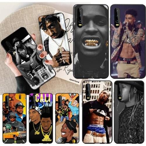 PENGHUWAN 2pac Tupac and Biggie rap hip hop music Cover Black Phone Case for Huawei Honor 20 10 9 8 8x 8c 9x 7c 7a Lite view