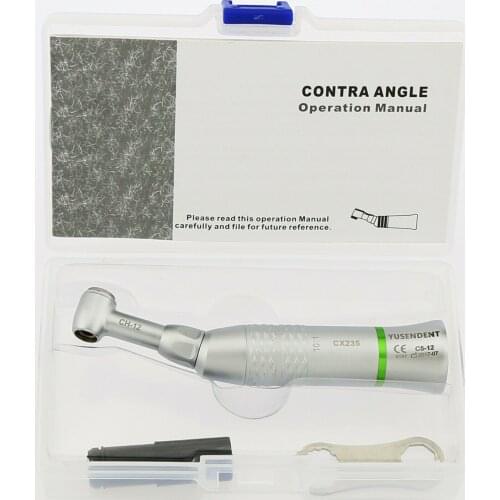 COXO Dental Low Speed Handpiece Contra Angle Handpiece Push Botton 10:1 CX235C5-12 YUSENDENT