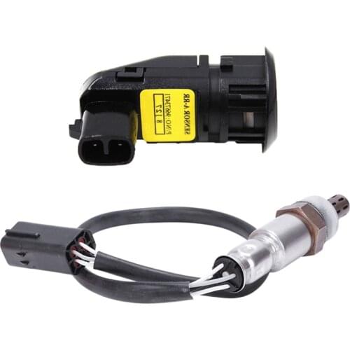 1Pcs Wireless Parking Pdc Sensors & 2Pcs O2 Oxygen Sensor for Chevrolet Captiva 2008 2009 2010 2.4L 964156408