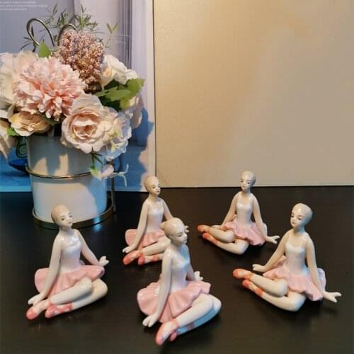 Room Decoration Porcelain Girl Ornaments Aesthetic Home Decor Fashion Room Decor Ceramic Girl Decorations Girl Room Decoration
