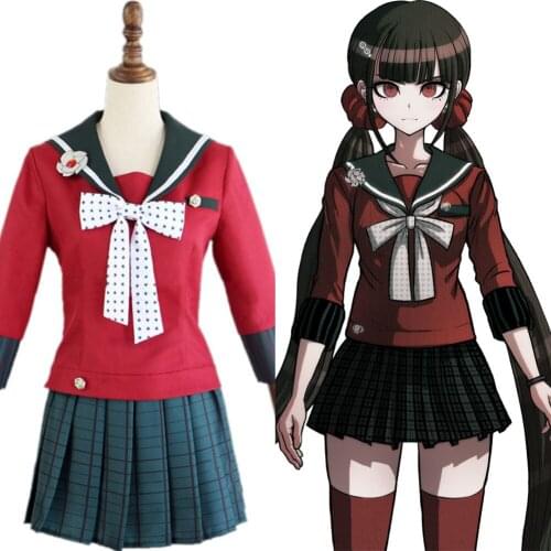 Danganronpa Cosplay Killing Harmony Harukawa Maki Cosplay Costume Dress Uniform Halloween Carnival Costumes
