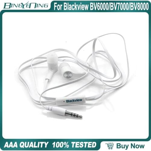 Earphones Headsets For Blackview BV6000/BV7000/BV8000 Pro Earphone In-ear with Microphone 3.5MM
