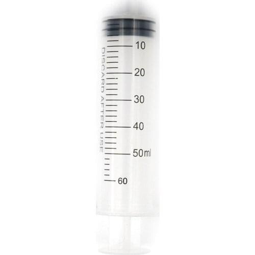 New 50ML Plastic Syringe Measuring Nutrient Sterile Reusable Lab Kitchen Tool