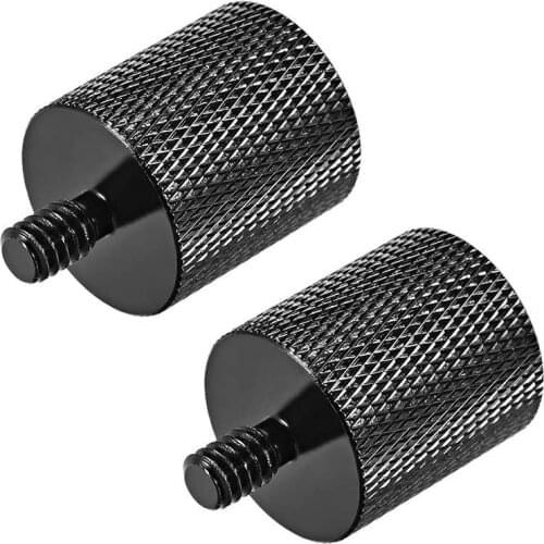 1/4” Male to 5/8 inches Female Threaded Screw Adapter for Microphone Tripod Stand 2pcs