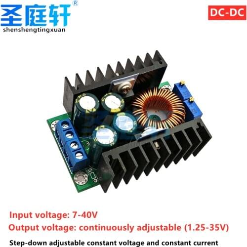 DC 9A 300W Step-Down Buck Converter 5-40V to 1.2-35V Power Module