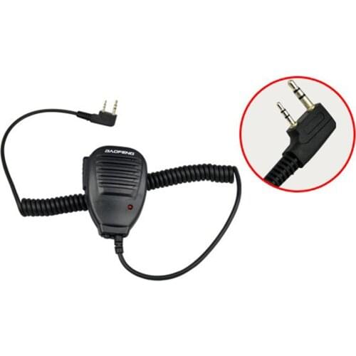 Radio Headset Microphone Mini Durable H21 Interphone Earphone with Indicator Light 2 Way for BF 888S UV5R Speaker