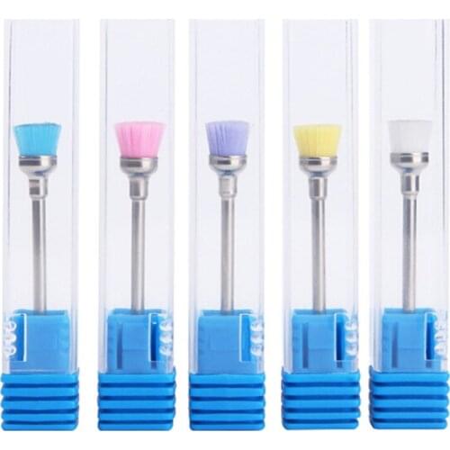 Nail Polishing Head Cleaning Brush Polishing Head Brush Nail Dust Brush Gap Cleaning Brush Polishing Head