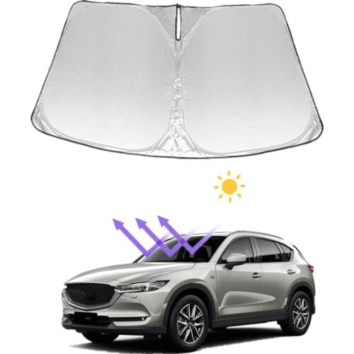 Car Sun Shade Windshield Shade Foldable UV Block Heat Insulation Car Front Window Shade For Mazda CX5 CX-5 2017 2018 2019 2020