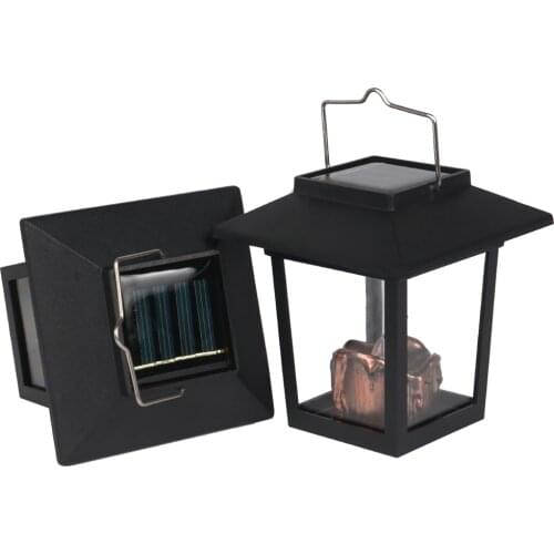 Solar Power LED Hanging Wind Lamp Vintage Lanterns Palace Light Decoration for Garden JA55