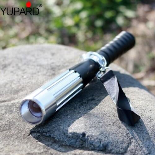 YUPARD Tactical Bat Zoom led XML-2 L2 Q5 Flashlight Self defense Torch camping 3 Mode 18650 Rechargeable Battery or AAA