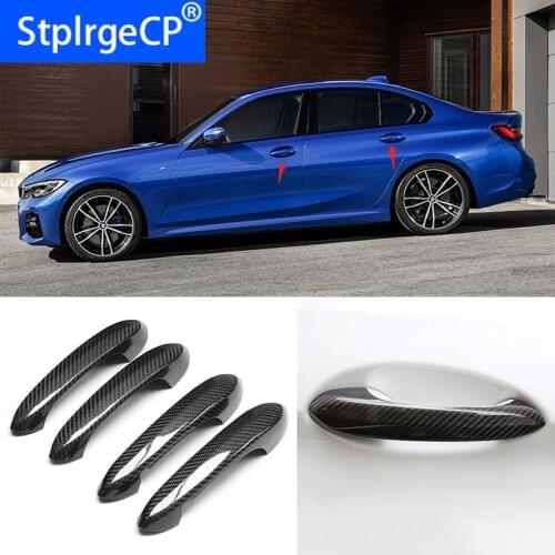 For BMW 3 series G20 320d 330i M340i M sport 340i 2019 2020 Accessories 100% real carbon fiber Auto outer door handle cover