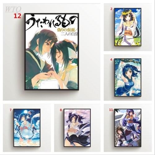 Anime Posters Utawarerumono Kuon Canvas Painting Wall Decor Picture Poster Wall Art Photos for Childrens Room Home Decoration