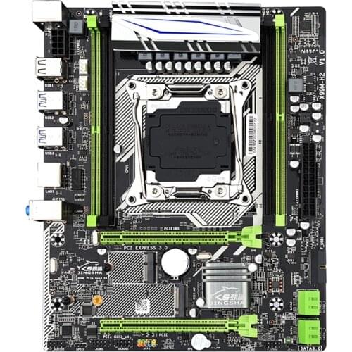 New Product X99 Motherboard Lga 2011-3 Socket Support E5 V3 V4 Cpu and 4*DDR4 ECC REG RAM With 2*PCIE-16X SSD M.2 NVME, Wifi