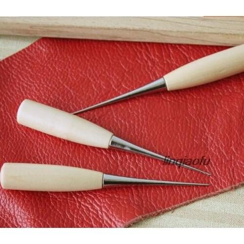 Awl/quality leather cone punctured perforated handmade cowhide DIY tool