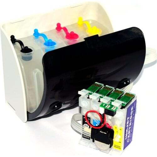 T252 T252XL T2521-T2524 Bulk Ciss Ink System with ARC Chip for Epson WF-7510 WF-7620 WF-3620 WF-3640 WF-3641 WF-7111 WF-7621