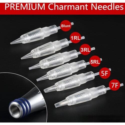10pcs Microblading Cartridges Needle for Charmant Device Permanent Makeup Machine Pen 2019 Charme Princess Tattoo Machine Needle