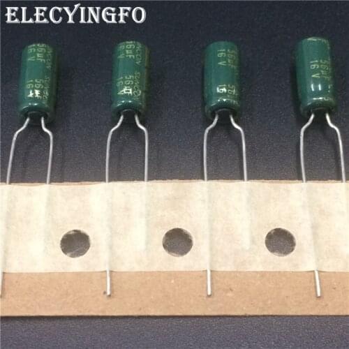 100pcs 56uF 16V56uf SUNCON(SANYO) WX Series 5x11mm Low Impedance 16V56uF Aluminum Electrolytic Capacitor