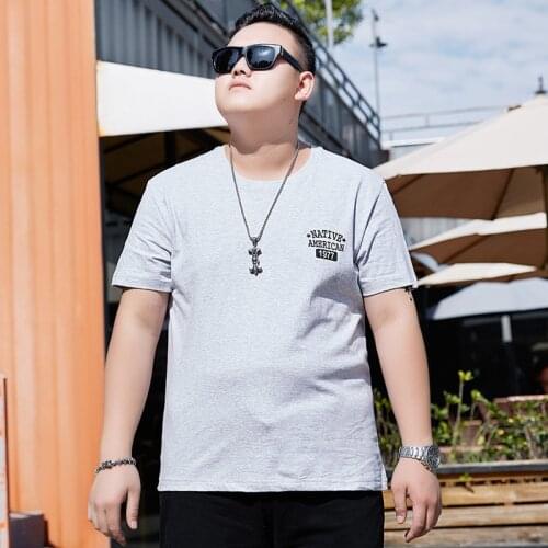 2020 Summer Men Creative T-shirts Short Sleeve Tees Plus Size 7XL 8XL 10XL Print Animal Cat Funny Loose High Street Tees 56 62