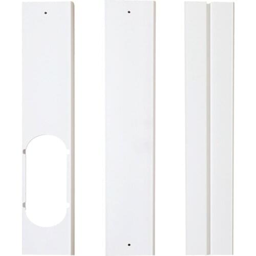 3Pcs 55-165cm Mobile Air Conditioner Wind Sheild Air Vent Duct Window Slide Seal Kit Plate for Portable Air Conditioner