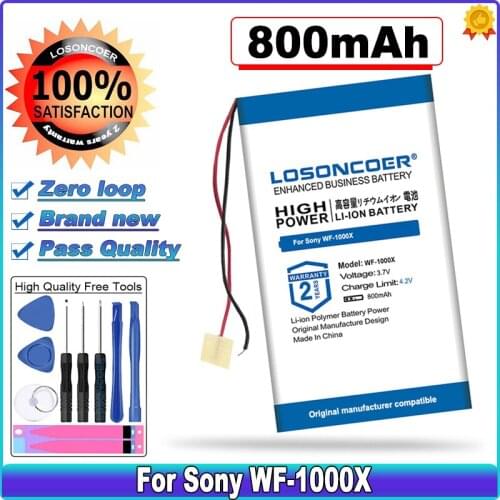 3000mAh WF-1000X Battery For Sony WF-1000X Headset 2 Lines