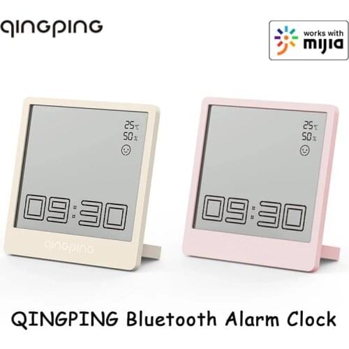 Xiaomi Qingping Bluetooth Alarm Clock Pomodoro Timer Temperature Humidity Sensor Multifunctional Clock Connect For Mihome APP