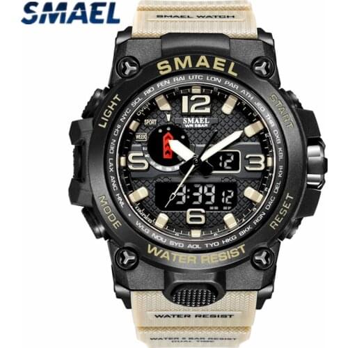 Brand SMAEL Camouflage Fashion Digital Watch Men Swim Sport Quartz-watch LED Electronic Military Clock Male relogio masculino