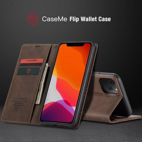 For iPhone 13 12 mini 11 Pro iPhone 6s 7 8 Plus XS MAX Retro Vintage Leather Flip Wallet Case Cover Magnetic Kickstand Slim