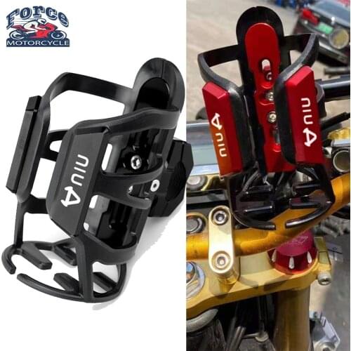 For NIU N1 N1S M1 U1 M+ NGT Hot Deals Motorcycle CNC Beverage Water Bottle Drink Cup Holder