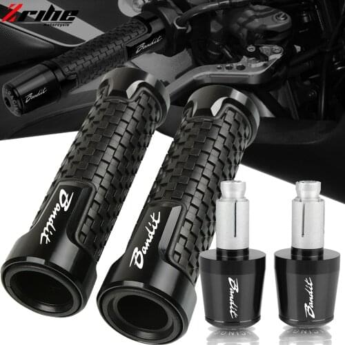 For Suzuki GSF 250 400 650 600 S N 1250 BANDIT GSF1250 GSF650 GSF600 Motorcycle Handlebar Hand Grips Handle Bar Cap End Cap Plug