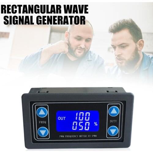 1HZ~150KHZ Signal Generator Digital Display PWM Pulse Frequency Duty Ratio Adjustable Square Wave Rectangular Signal Generator