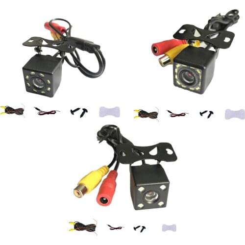 HD Car Rear View Camera Universal Reverse Cam LED Lights IP67 Waterproof