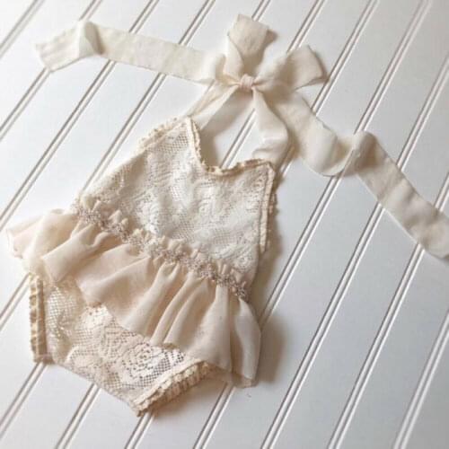 0-24M Newborn Kdi Baby Girl Clothes Sleeveless Summer Lace Romper Dress Elegant Backless Cute Princess Sunsuit Outfits