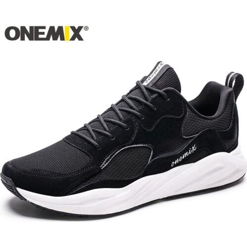 ONEMIX Mens Running Shoes Lightweight Breathable High-Tech Sneakers Outdoor Sports Shoes Classic Men Tennis Jogging Shoes