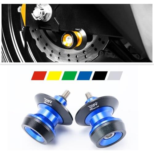 Motorcycle Swingarm Spools for 8mm Suzuki GSF1200 GSF1250 B-King1300 DL1000 DL650 GSXR600 GSXR750 GSXR1000 GSXR1300