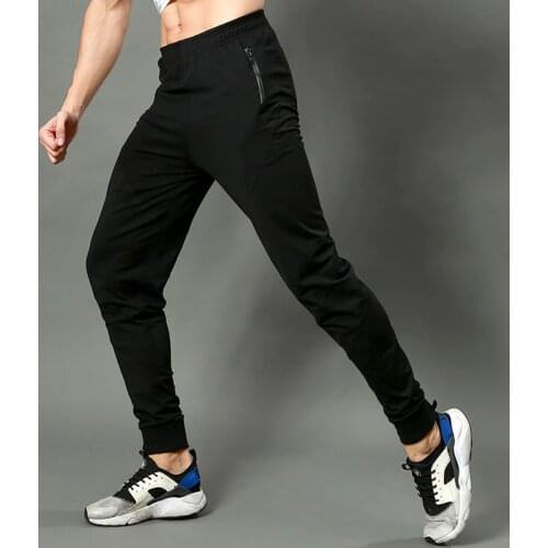 Men Running Pants Sweatpants Trousers Sport Pants Training Joggings Pants Legging Fitness Soccer Pants Jogger With Zipper Pocket