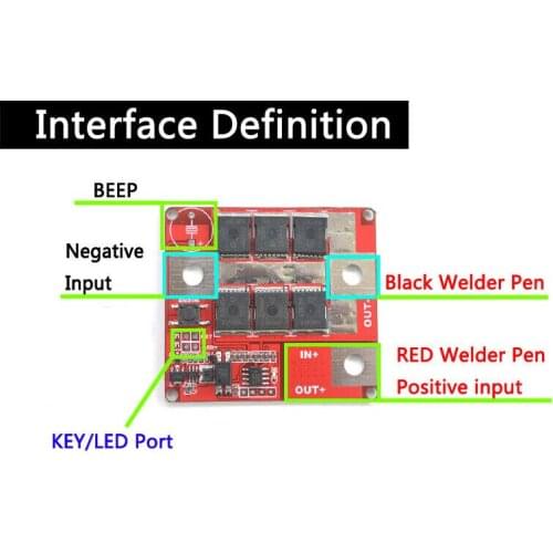 Professional 6-24V Battery Spot Welding Kit PCB Circuit Board Spot Welder Pen