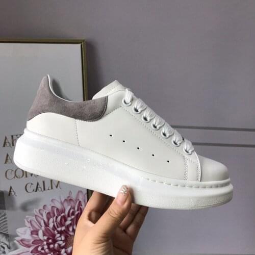 Simple white platform shoes velvet tail sneakers casual shoes multicolor tail shoes designer brand comfortable men women shoes