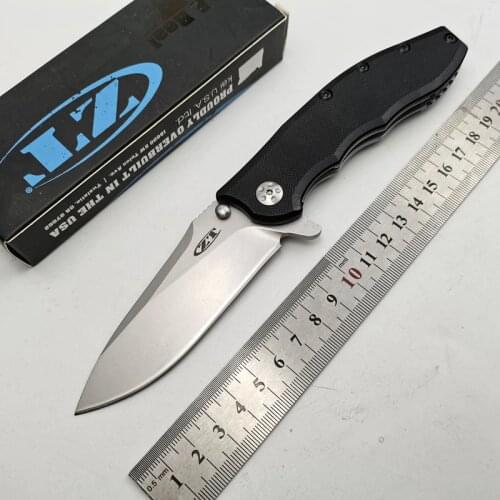 ZT0562 Folding Blade 9cr18mov G10 Steel Handle Pocket Hunt Outdoor Survival Camping Rescue Tacitcal Fruit Kitchen EDC Knife