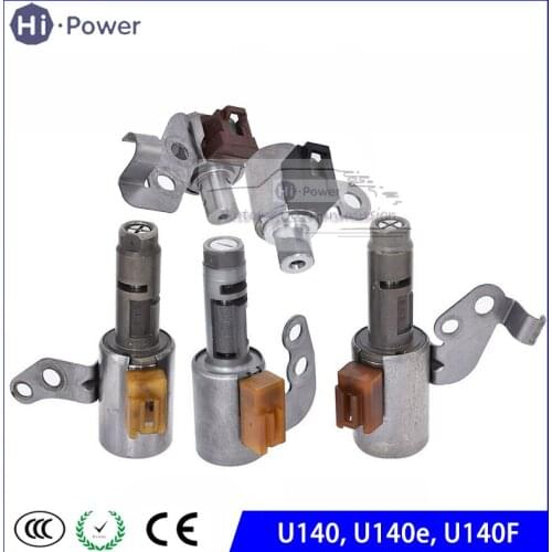 U140E U240E U241 Transmission Solenoid Kit 5pcs for Lexus ES300 Toyota