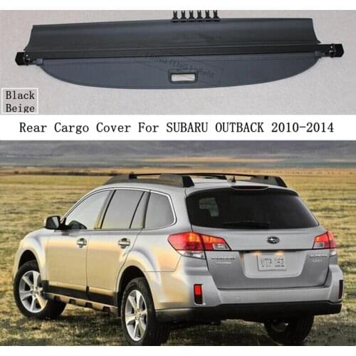 Rear Cargo Cover For SUBARU OUTBACK 2010 2011 2012 2013 2014 Privacy Trunk Screen Security Shield Shade Black Auto Accessories