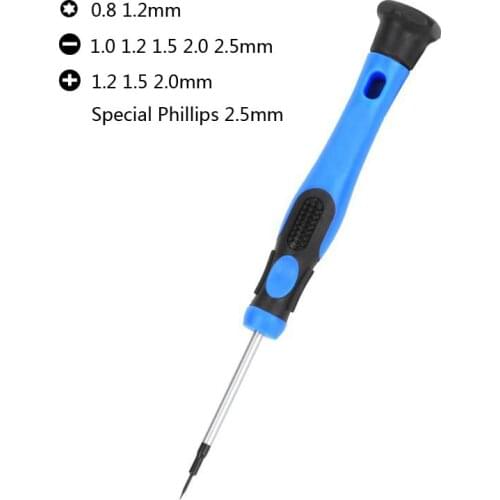 0.8 1.0 1.2 1.5 2.0 2.5mm Slotted Phillips Torx Screwdriver Special Phillips Screwdriver Magnetic Tip Screw Driver Repair Tool