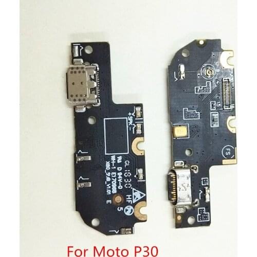 10pcs/Lot USB Charging Dock Plug Socket Port Connector Charge Board Flex Cable For Motorola Moto P30