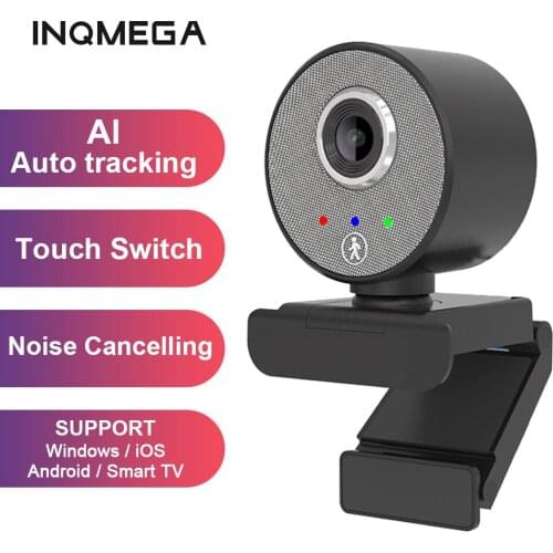 2MP Surveillance Camera USB Web Camera USB Interface, Plug and Play AI Auto Tracking Function