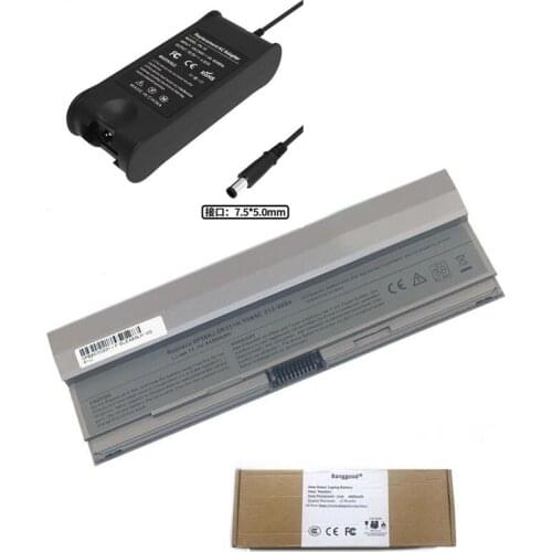 4400mAh Laptop Battery + 19.5V 4.62A Charger for Dell Latitude E4200 F586J R331H R640C R841C W343C W346C X784C Y082C Y084C Y085C