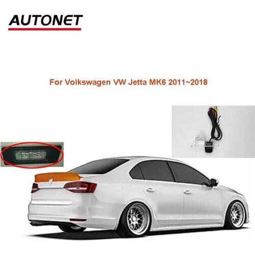 Autonet Rear view camera For Volkswagen VW Jetta MK6 2011~2018 CCD starlight backup reverse camera /license plate led car camera