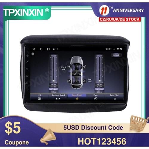 For Mitsubishi L200 2008-2016 128G Android10 Car Multimedia Player GPS Navigation Headunit Auto Radio Audio Stereo Tape Recorder