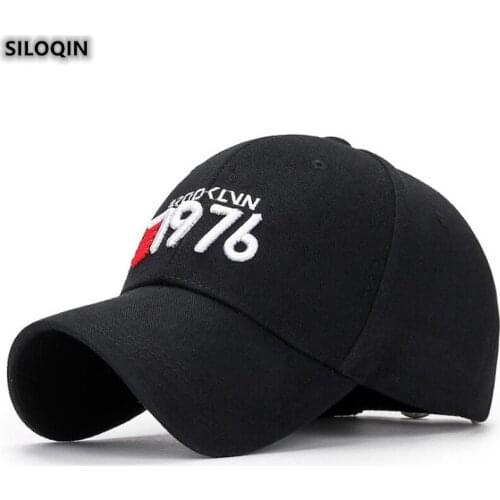 SILOQIN Snapback Trend Fashion Embroidery Baseball Caps For Mens Womens Adjustable Size Outdoor Sports Brands Tide Hat New