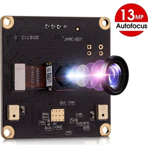 ELP 13MP IMX214 3840*2880 4K USB Camera MJPEG YUYV Autofocus UVC USB Camera Board for Android Linux Windows OS